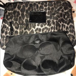 Coach make up bags